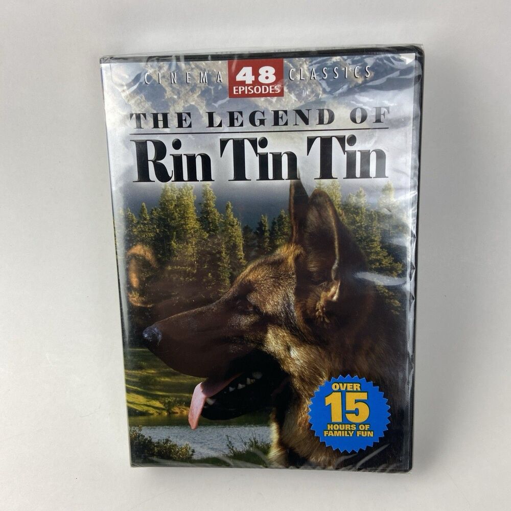 The Legend of Rin Tin Tin 4-Disc DVD Set 48 Episodes Classic Classics Dog Friend